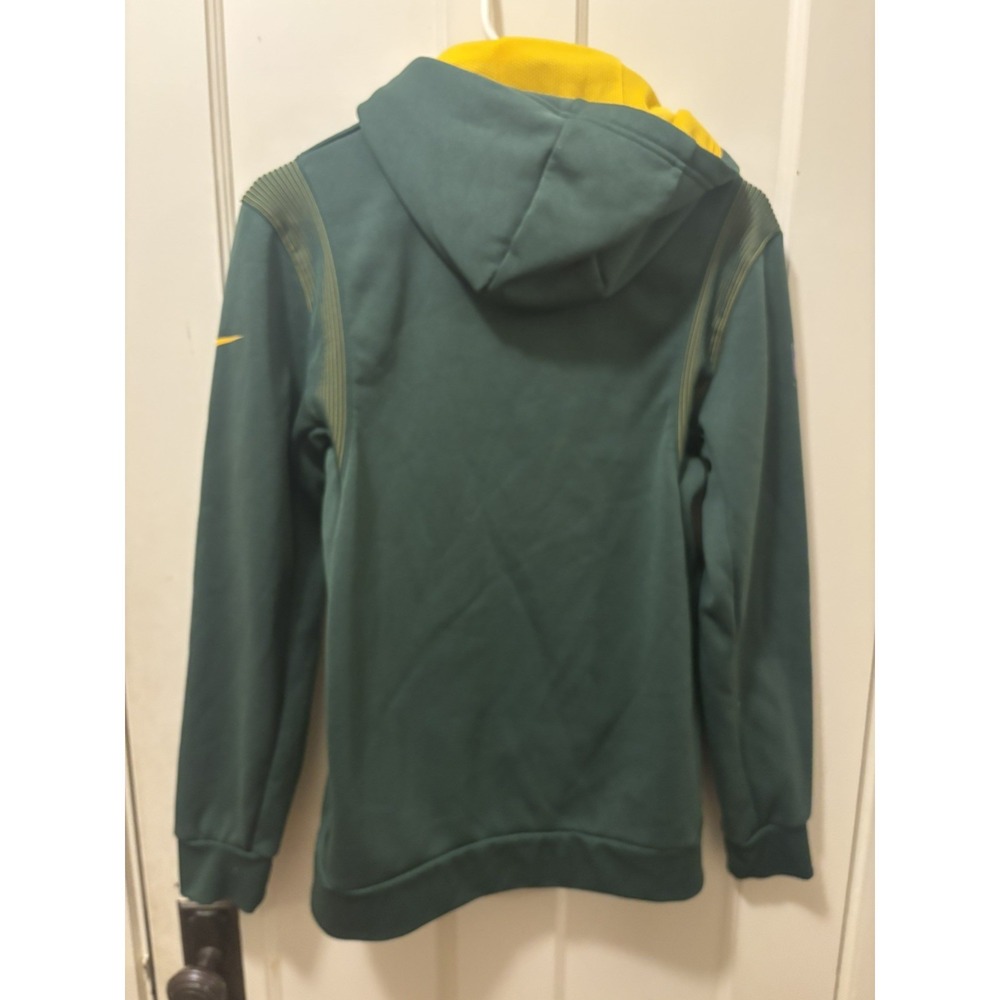 GREEN BAY PACKERS NIKE ON FIELD PULLOVER HOODIE SWEATSHIRT Sz 14/16 DRI FIT NFL - Picture 5 of 5